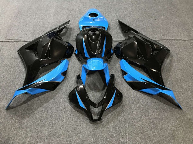Aftermarket 2009-2012 Gloss Black & Sky Blue Honda CBR600RR Motorcycle Fairing Aftermarket 2009-2012 Gloss Black & Sky Blue Honda CBR600RR Motorcycle Fairing