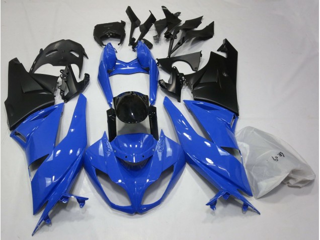 Aftermarket 2009-2012 Gloss Blue & Black Kawasaki ZX6R Motorcycle Fairing Aftermarket 2009-2012 Gloss Blue & Black Kawasaki ZX6R Motorcycle Fairing