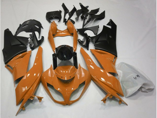 Aftermarket 2009-2012 Gloss Orange & Black Kawasaki ZX6R Motorcycle Fairing Aftermarket 2009-2012 Gloss Orange & Black Kawasaki ZX6R Motorcycle Fairing