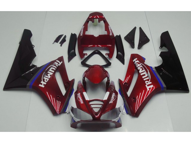Aftermarket 2009-2012 Gloss Red Triumph Daytona 675 Motorcycle Fairing