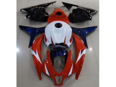 Aftermarket 2009-2012 Gloss Red and Blue Honda CBR600RR Motorcycle Fairing