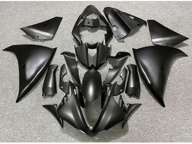 Aftermarket 2009-2012 Matte Black & Gold Yamaha R1 Motorcycle Fairing