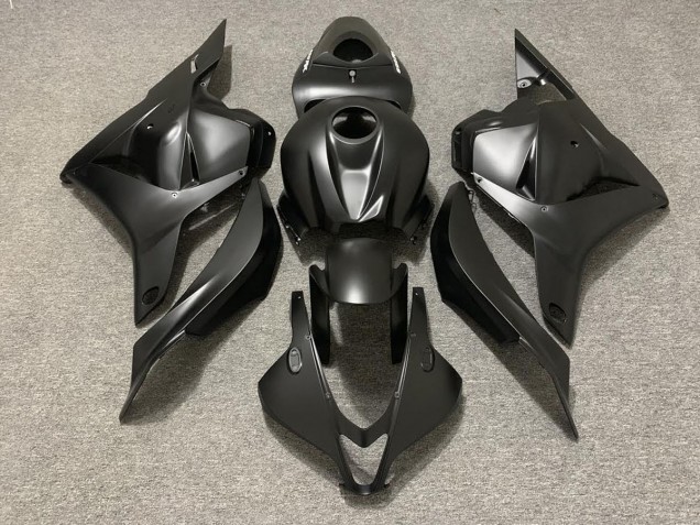 Aftermarket 2009-2012 Matte Black w Decals Honda CBR600RR Motorcycle Fairing Aftermarket 2009-2012 Matte Black w Decals Honda CBR600RR Motorcycle Fairing