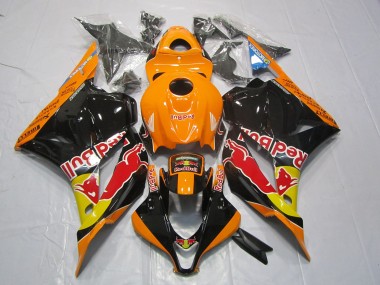Aftermarket 2009-2012 Orange Red Bull Honda CBR600RR Motorcycle Fairing