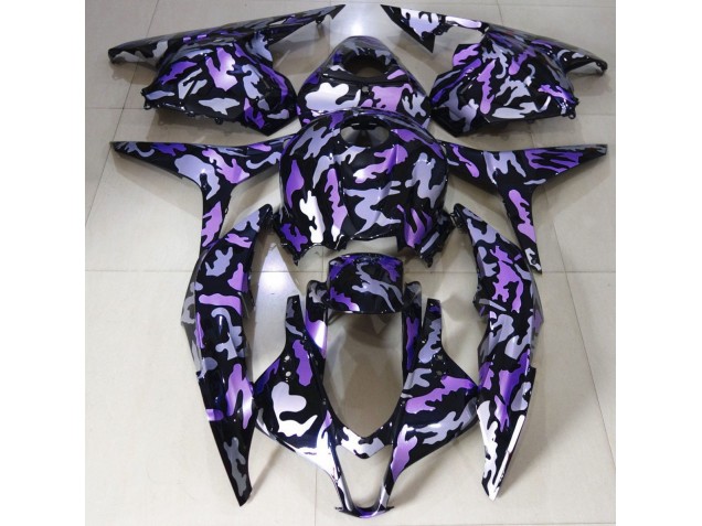 Aftermarket 2009-2012 Purple Snow Camo Honda CBR600RR Motorcycle Fairing Aftermarket 2009-2012 Purple Snow Camo Honda CBR600RR Motorcycle Fairing