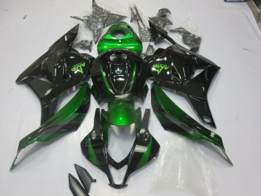Aftermarket 2009-2012 Special Green Gloss Black Honda CBR600RR Motorcycle Fairing