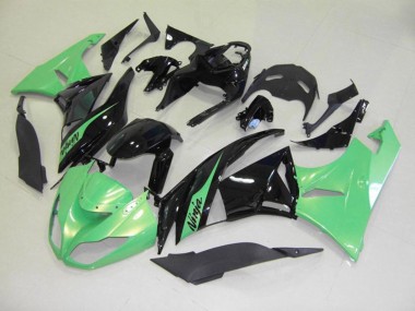 Aftermarket 2009-2012 Special Green Kawasaki ZX6R Motorcycle Fairing