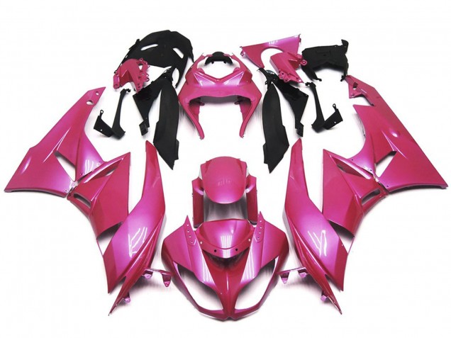 Aftermarket 2009-2012 Vibrant Gloss Pink Kawasaki ZX6R Motorcycle Fairing Aftermarket 2009-2012 Vibrant Gloss Pink Kawasaki ZX6R Motorcycle Fairing