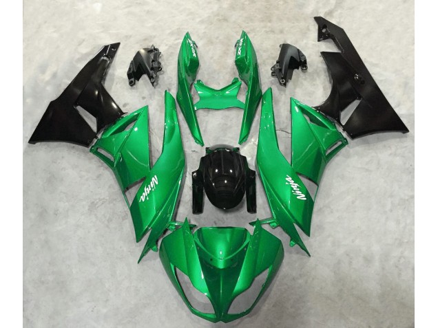 Aftermarket 2009-2012 Vibrant Green Gloss Kawasaki ZX6R Motorcycle Fairing Aftermarket 2009-2012 Vibrant Green Gloss Kawasaki ZX6R Motorcycle Fairing
