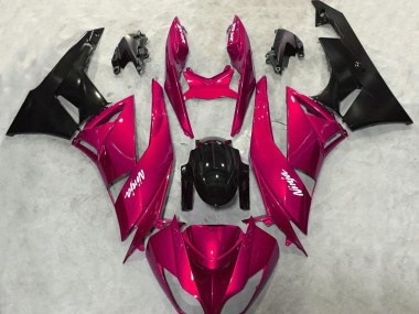 Aftermarket 2009-2012 Vibrant Red Gloss Kawasaki ZX6R Motorcycle Fairing