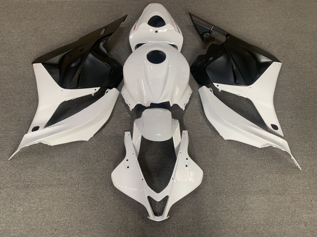 Aftermarket 2009-2012 White and Black Honda CBR600RR Motorcycle Fairing