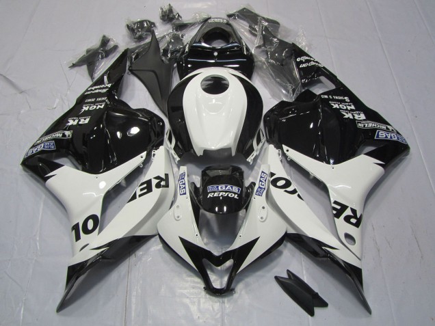 Aftermarket 2009-2012 White and Black Repsol Honda CBR600RR Motorcycle Fairing Aftermarket 2009-2012 White and Black Repsol Honda CBR600RR Motorcycle Fairing