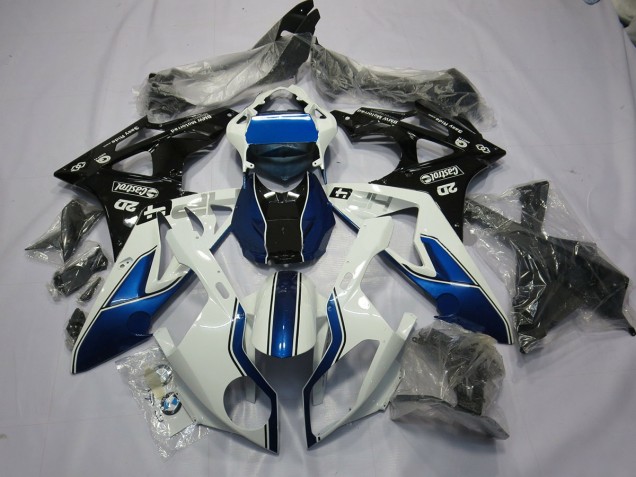 Aftermarket 2009-2016 Custom Blue and White BMW S1000RR Motorcycle Fairing Aftermarket 2009-2016 Custom Blue and White BMW S1000RR Motorcycle Fairing