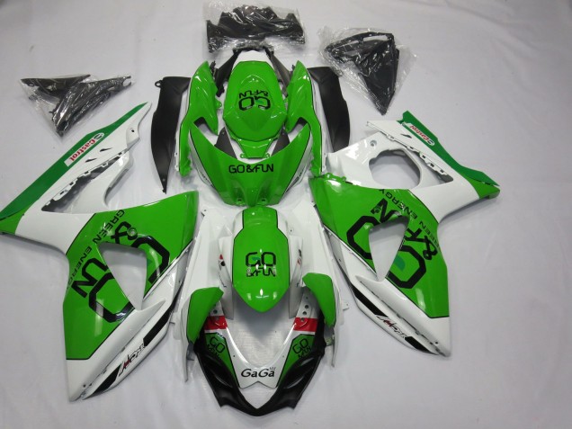 Aftermarket 2009-2016 Green Go Fun Suzuki GSXR 1000 Motorcycle Fairing