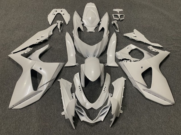 Aftermarket 2009-2016 Plain Gloss White Suzuki GSXR 1000 Motorcycle Fairing Aftermarket 2009-2016 Plain Gloss White Suzuki GSXR 1000 Motorcycle Fairing