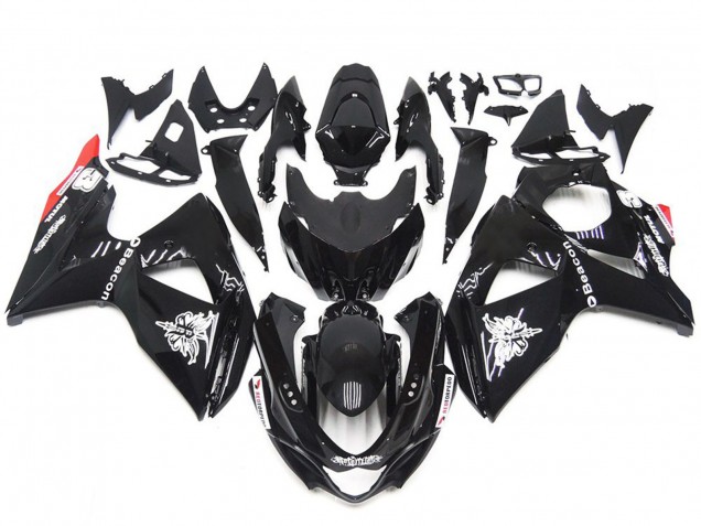 Aftermarket 2009-2016 Solid Gloss Black Red style Suzuki GSXR 1000 Motorcycle Fairing Aftermarket 2009-2016 Solid Gloss Black Red style Suzuki GSXR 1000 Motorcycle Fairing