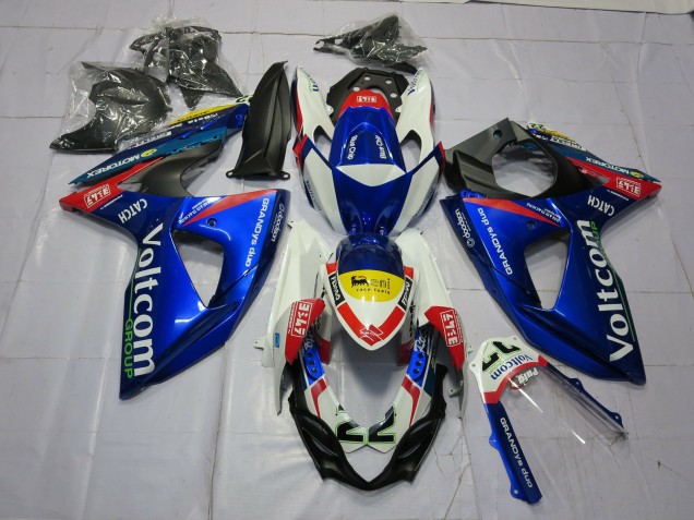 Aftermarket 2009-2016 Voltcom Suzuki GSXR 1000 Motorcycle Fairing