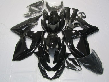 Aftermarket 2009-2016 White Black and Blue Suzuki GSXR 1000 Motorcycle Fairing
