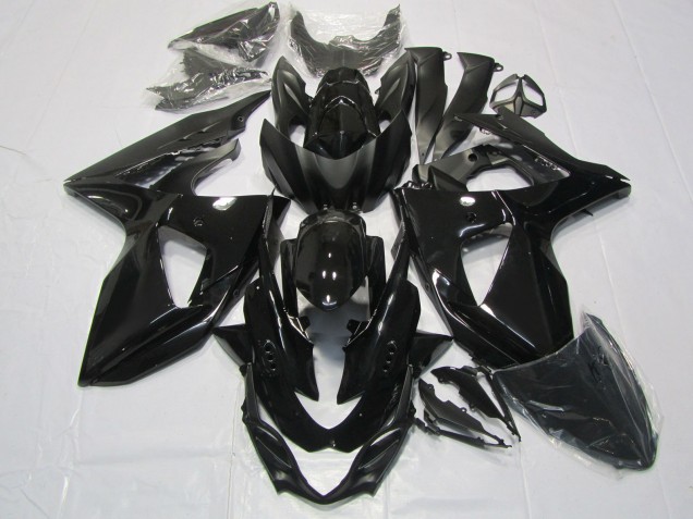 Aftermarket 2009-2016 White Black and Blue Suzuki GSXR 1000 Motorcycle Fairing