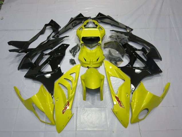 Aftermarket 2009-2016 Yellow and Black BMW S1000RR Motorcycle Fairing