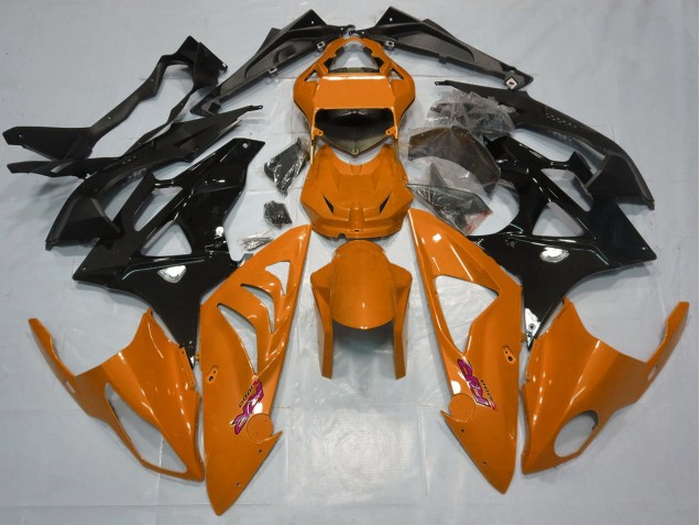 Aftermarket 2009-2018 Gloss Orange and Black BMW S1000RR Motorcycle Fairing