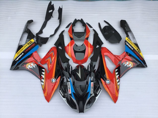 Aftermarket 2009-2018 Red Shark Gloss BMW S1000RR Motorcycle Fairing Aftermarket 2009-2018 Red Shark Gloss BMW S1000RR Motorcycle Fairing