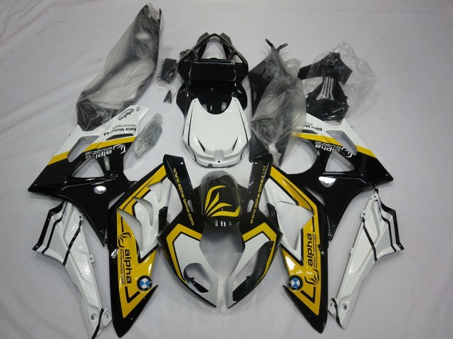 Aftermarket 2009-2018 Yellow Black BMW S1000RR Motorcycle Fairing Aftermarket 2009-2018 Yellow Black BMW S1000RR Motorcycle Fairing