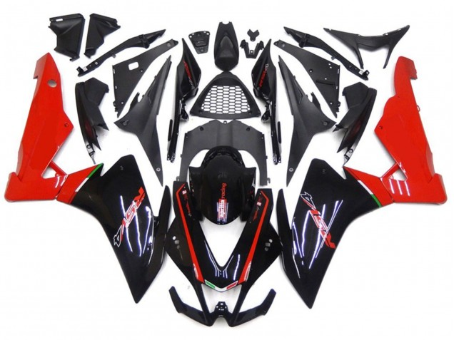 Aftermarket 2010-2015 Red and Black Aprilia RSV4 1000 Motorcycle Fairing Aftermarket 2010-2015 Red and Black Aprilia RSV4 1000 Motorcycle Fairing