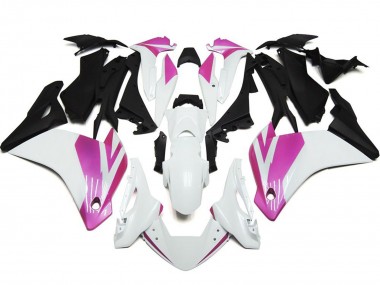 Aftermarket 2011-2013 Pink and White Gloss Honda CBR250RR Motorcycle Fairing