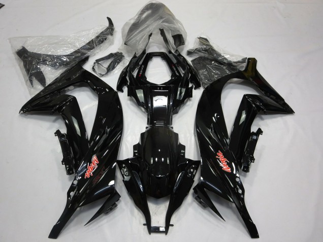 Aftermarket 2011-2015 Gloss Black Red Kawasaki ZX10R Motorcycle Fairing Aftermarket 2011-2015 Gloss Black Red Kawasaki ZX10R Motorcycle Fairing