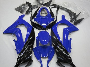 Aftermarket 2011-2015 Gloss Blue and Black Kawasaki ZX10R Motorcycle Fairing
