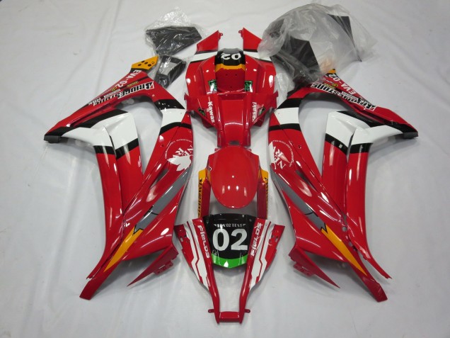 Aftermarket 2011-2015 Red 02 Kawasaki ZX10R Motorcycle Fairing Aftermarket 2011-2015 Red 02 Kawasaki ZX10R Motorcycle Fairing