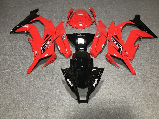 Aftermarket 2011-2015 Red and Black Kawasaki ZX10R Motorcycle Fairing Aftermarket 2011-2015 Red and Black Kawasaki ZX10R Motorcycle Fairing