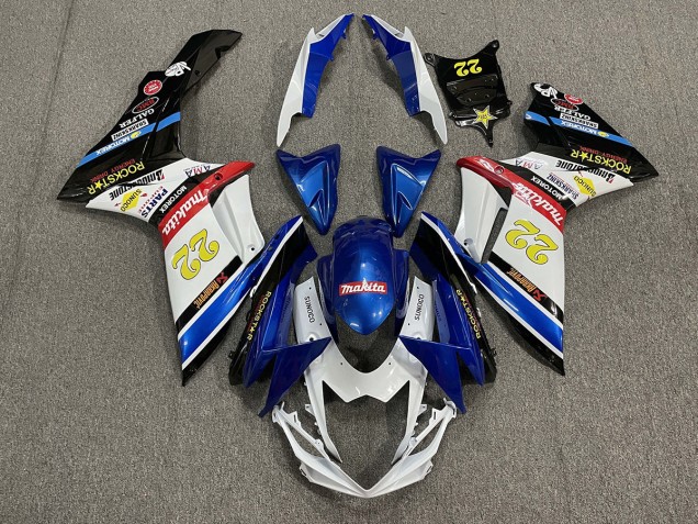 Aftermarket 2011-2020 22 Rockstar Suzuki GSXR 600-750 Motorcycle Fairing Aftermarket 2011-2020 22 Rockstar Suzuki GSXR 600-750 Motorcycle Fairing