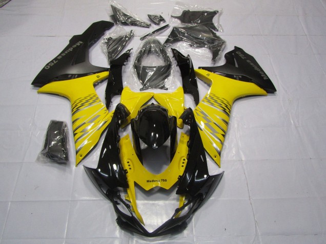 Aftermarket 2011-2020 Yellow Matte Black Suzuki GSXR 600-750 Motorcycle Fairing Aftermarket 2011-2020 Yellow Matte Black Suzuki GSXR 600-750 Motorcycle Fairing