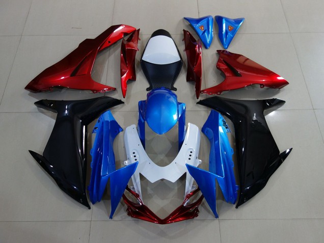 Aftermarket 2011-2020 Blue / Black / Red Suzuki GSXR 600-750 Motorcycle Fairing Aftermarket 2011-2020 Blue / Black / Red Suzuki GSXR 600-750 Motorcycle Fairing