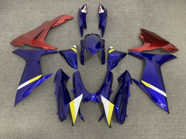 Aftermarket 2011-2020 Blue with Red Lowers Suzuki GSXR 600-750 Motorcycle Fairing