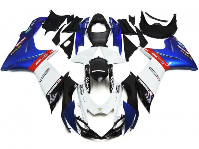 Aftermarket 2011-2020 Custom with Blue and Red Suzuki GSXR 600-750 Motorcycle Fairing Aftermarket 2011-2020 Custom with Blue and Red Suzuki GSXR 600-750 Motorcycle Fairing