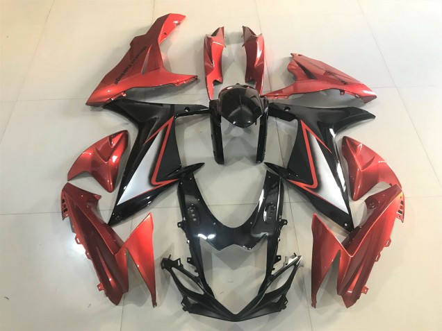 Aftermarket 2011-2020 Gloss Black & Vibrant Orange Suzuki GSXR 600-750 Motorcycle Fairing