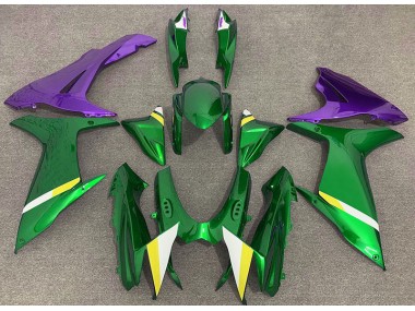 Aftermarket 2011-2020 Gloss Green and Purple Suzuki GSXR 600-750 Motorcycle Fairing