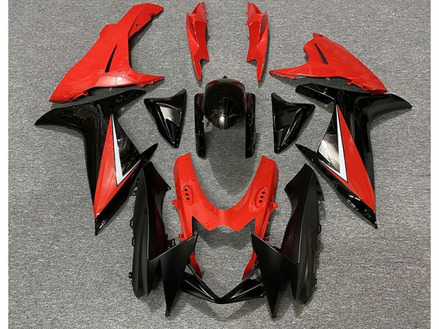 Aftermarket 2011-2020 Gloss Red and Black Suzuki GSXR 600-750 Motorcycle Fairing Aftermarket 2011-2020 Gloss Red and Black Suzuki GSXR 600-750 Motorcycle Fairing