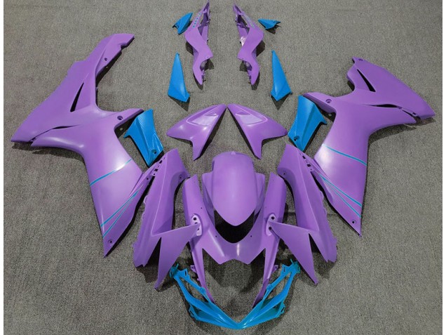 Aftermarket 2011-2020 Matte Purple & Blue Suzuki GSXR 600-750 Motorcycle Fairing Aftermarket 2011-2020 Matte Purple & Blue Suzuki GSXR 600-750 Motorcycle Fairing