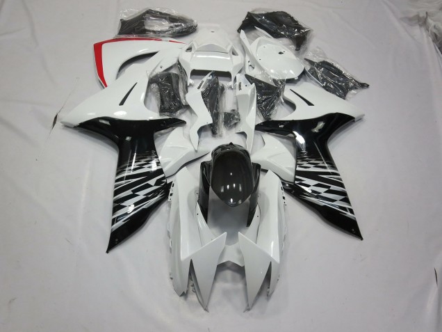 Aftermarket 2011-2020 White and Black Suzuki GSXR 600-750 Motorcycle Fairing