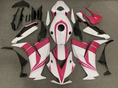 Aftermarket 2012-2016 Gloss Pink and White Honda CBR1000RR Motorcycle Fairing