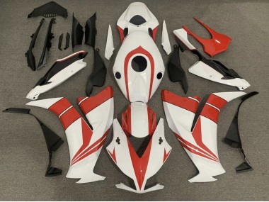 Aftermarket 2012-2016 Gloss Red and White Honda CBR1000RR Motorcycle Fairing