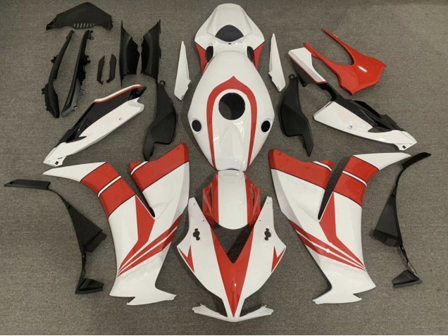 Aftermarket 2012-2016 Gloss Red and White Honda CBR1000RR Motorcycle Fairing