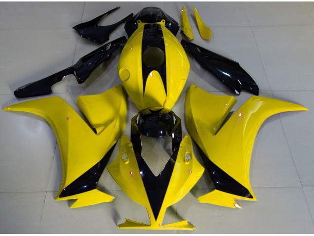 Aftermarket 2012-2016 Gloss Yellow and Black Honda CBR1000RR Motorcycle Fairing