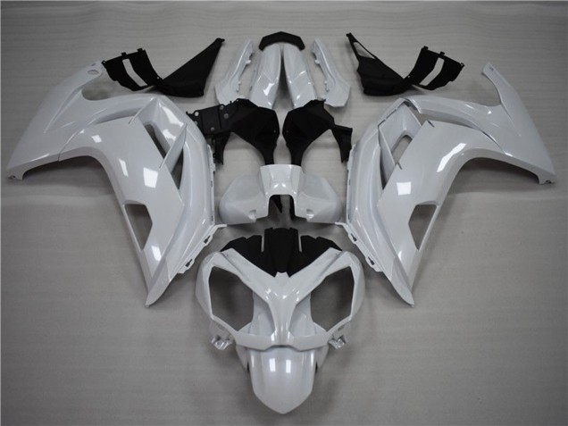 Aftermarket 2012-2016 Pearl White Kawasaki Ninja 650R Motorcycle Fairing