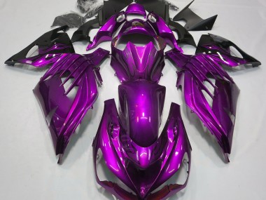 Aftermarket 2012-2019 Mood Purple Gloss Kawasaki ZX14R Motorcycle Fairing