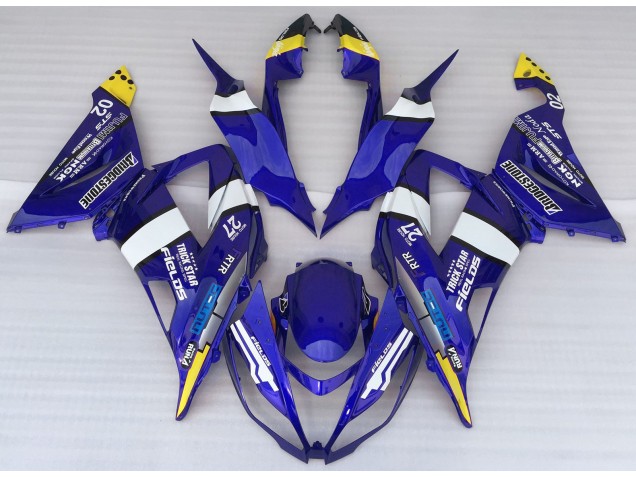 Aftermarket 2013-2018 Blue Style Kawasaki ZX6R Motorcycle Fairing Aftermarket 2013-2018 Blue Style Kawasaki ZX6R Motorcycle Fairing